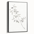 Minimalist Leaf Sketch – Elegant Pencil Drawing of a Branch