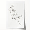 Minimalist Leaf Sketch – Elegant Pencil Drawing of a Branch