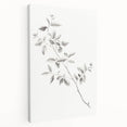 Minimalist Leaf Sketch – Elegant Pencil Drawing of a Branch