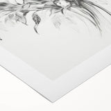 Minimalist Floral Sketch – Detailed Pencil Drawing of Flowers