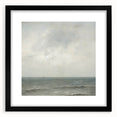 Minimalist Seascape Wall Art – Soft Tones of the Tranquil Horizon