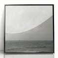 Minimalist Seascape Wall Art – Soft Tones of the Tranquil Horizon