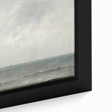 Minimalist Seascape Wall Art – Soft Tones of the Tranquil Horizon