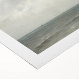 Minimalist Seascape Wall Art – Soft Tones of the Tranquil Horizon