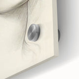 Minimalist Portrait Art – Elegant Pencil Drawing of a Woman