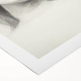 Minimalist Portrait Art – Graceful Pencil Drawing of a Woman