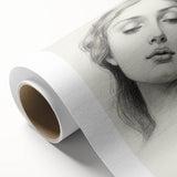 Minimalist Portrait Art – Graceful Pencil Drawing of a Woman