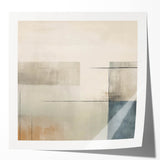 Minimalist Geometric Wall Art – Soft Abstract Design in Neutral Tones