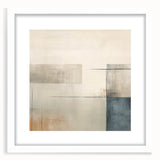 Minimalist Geometric Wall Art – Soft Abstract Design in Neutral Tones