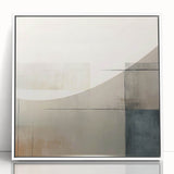 Minimalist Geometric Wall Art – Soft Abstract Design in Neutral Tones