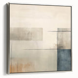 Minimalist Geometric Wall Art – Soft Abstract Design in Neutral Tones
