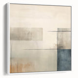 Minimalist Geometric Wall Art – Soft Abstract Design in Neutral Tones
