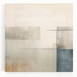Minimalist Geometric Wall Art – Soft Abstract Design in Neutral Tones