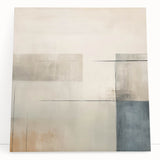 Minimalist Geometric Wall Art – Soft Abstract Design in Neutral Tones