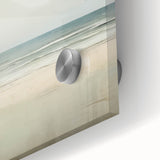 Minimalist Seascape Art – Calm Ocean and Sky in Soft Tones