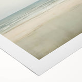 Minimalist Seascape Art – Calm Ocean and Sky in Soft Tones