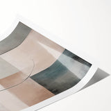 Minimalist Abstract Geometric Art – Soft Tones and Clean Lines