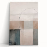 Minimalist Abstract Geometric Art – Soft Tones and Clean Lines
