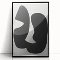 Minimalist Wall Art - Abstract Black and White Modern Minimalist Art Prints