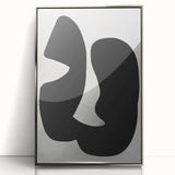 Minimalist Wall Art - Abstract Black and White Modern Minimalist Art Prints