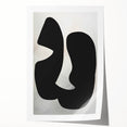 Minimalist Wall Art - Abstract Black and White Modern Minimalist Art Prints