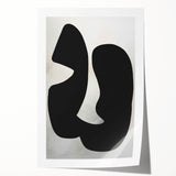 Minimalist Wall Art - Abstract Black and White Modern Minimalist Art Prints