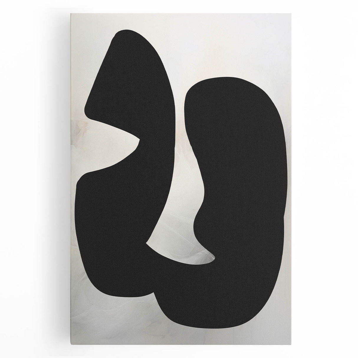 Minimalist Wall Art - Abstract Black and White Modern Minimalist Art Prints