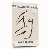 Minimalist Wall Art - Abstract Line Art with Inspirational Message