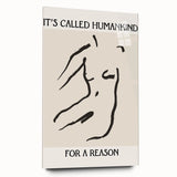 Minimalist Wall Art - Abstract Line Art with Inspirational Message