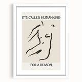 Minimalist Wall Art - Abstract Line Art with Inspirational Message