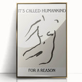 Minimalist Wall Art - Abstract Line Art with Inspirational Message