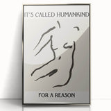 Minimalist Wall Art - Abstract Line Art with Inspirational Message