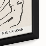 Minimalist Wall Art - Abstract Line Art with Inspirational Message