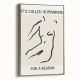 Minimalist Wall Art - Abstract Line Art with Inspirational Message