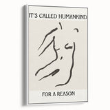 Minimalist Wall Art - Abstract Line Art with Inspirational Message