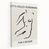 Minimalist Wall Art - Abstract Line Art with Inspirational Message