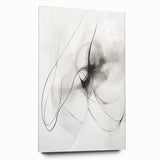 Modern Minimalist Wall Art - Black and White Abstract Line Art Prints