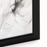 Modern Minimalist Wall Art - Black and White Abstract Line Art Prints