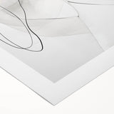 Modern Minimalist Wall Art - Black and White Abstract Line Art Prints