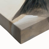 Abstract Minimalist Wall Art - Black and White Portrait in Modern Style