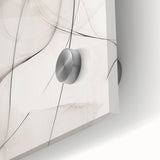 Minimalist Wall Art - Abstract Black and White Flowing Line Art Print