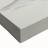 Abstract Minimalist Wall Art - Bold Black and White Portrait with Brushstrokes