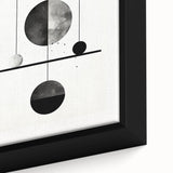 Modern Minimalist Wall Art - Geometric Black and White Abstract Art Print