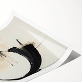 Minimalist Wall Art - Elegant Abstract Circle and Line Design