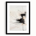 Minimalist Wall Art - Black and White Abstract Line Art for Home Decor
