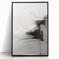 Minimalist Wall Art - Black and White Abstract Line Art for Home Decor
