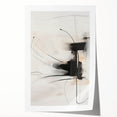 Minimalist Wall Art - Black and White Abstract Line Art for Home Decor