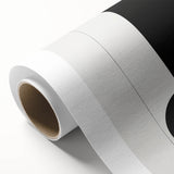 Minimalist Geometric Wall Art - Bold Black and White Abstract Design