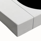 Minimalist Geometric Wall Art - Bold Black and White Abstract Design