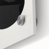 Minimalist Wall Art - Bold Black Circle on White Background Design